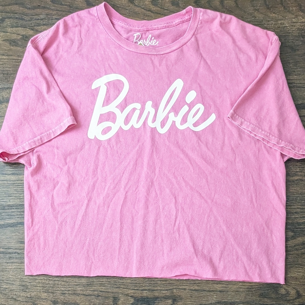 Barbie Pink Short Sleeve Logo Tee